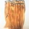 Colored virgin remy human hair extensions 