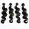 Factory price body wave virgin brazilian human hair weave 