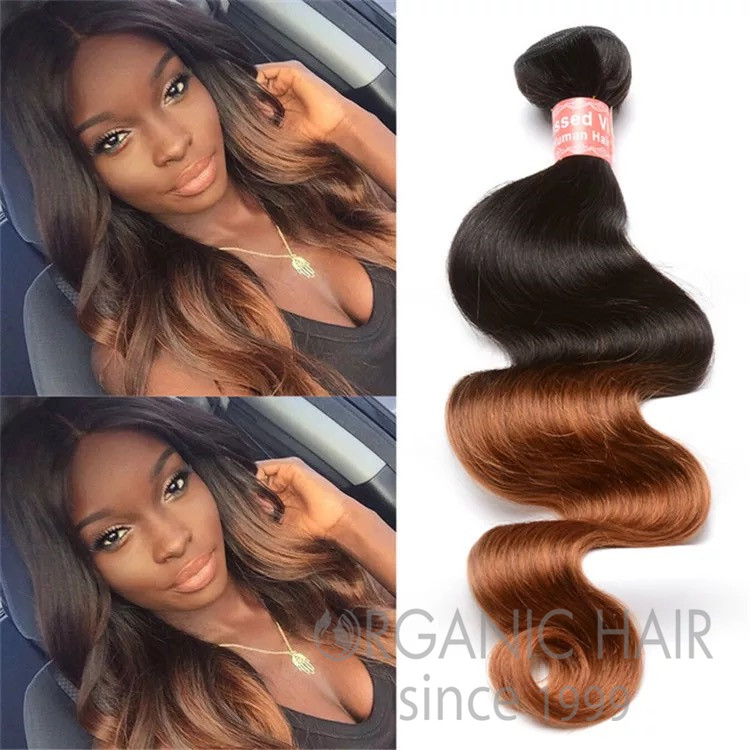 Factory price body wave virgin human hair weave 