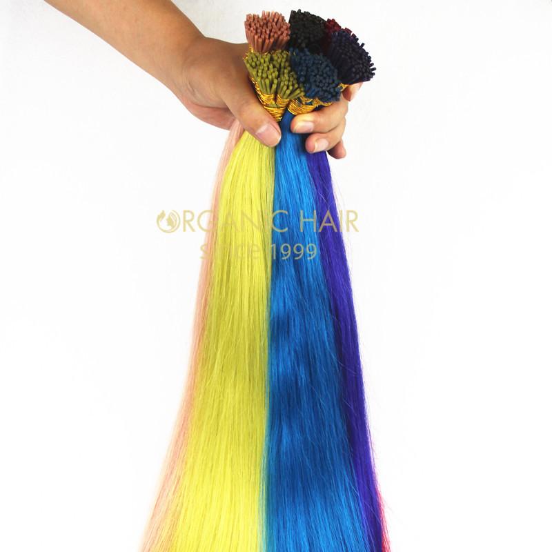 Types of human hair temporary hair extensions