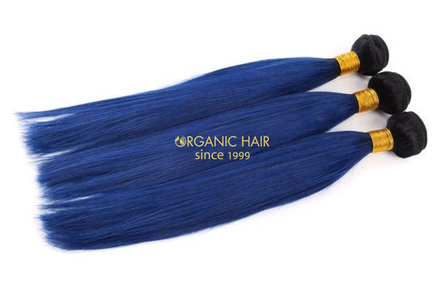 colored hair extensions blue hair extensions