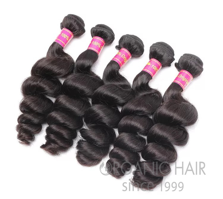 natural hair extension virgin remy hair weft